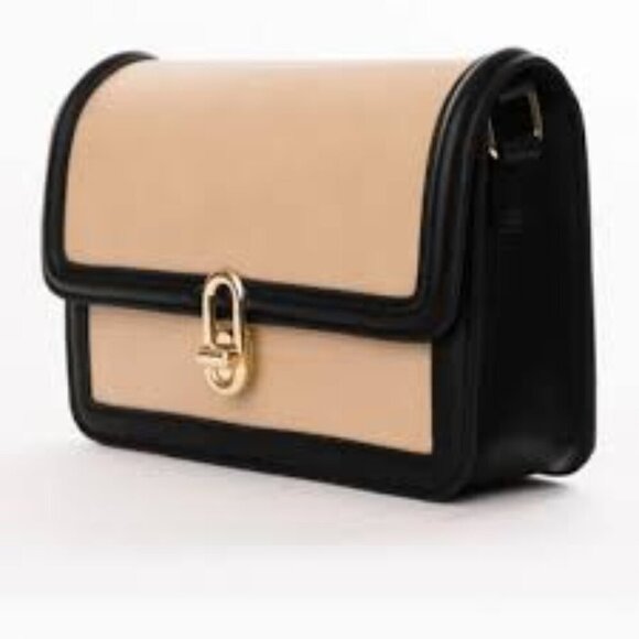 Jules Kae Handbags - NWT- JULES KAE X ANTHROPOLOGIE MIA BAG BLUSH LIZARD/BLACK